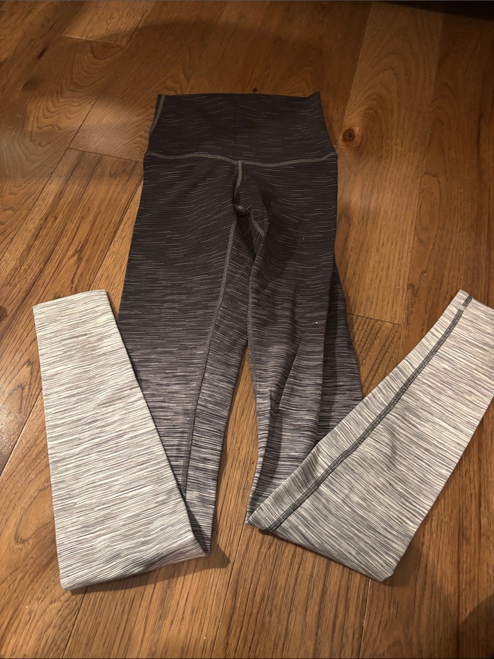 lululemon athletica Two-Tone Gray Space-Dye High-Rise Leggings